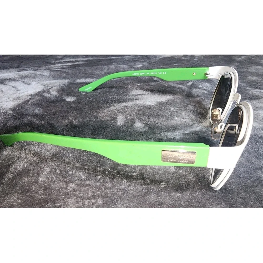 Kate Spade New York ARIE/S Sunglasses White Green 49-20-140 ODW1 Y6